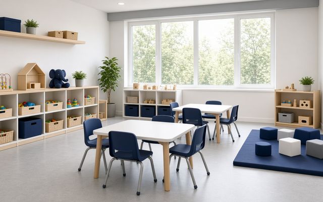 Tidy daycare classroom