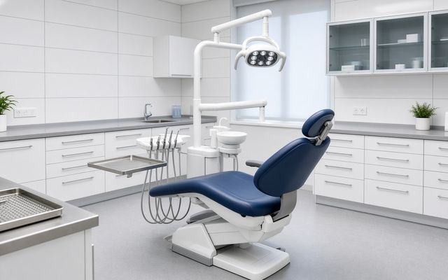 Clean dental treatment room
